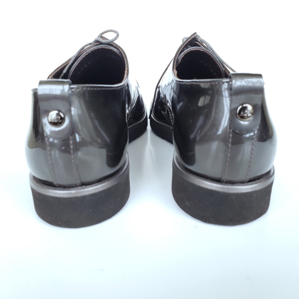 AGL Parker Charcoal Patent Oxfords Size 8.5 - Picture 5 of 7
